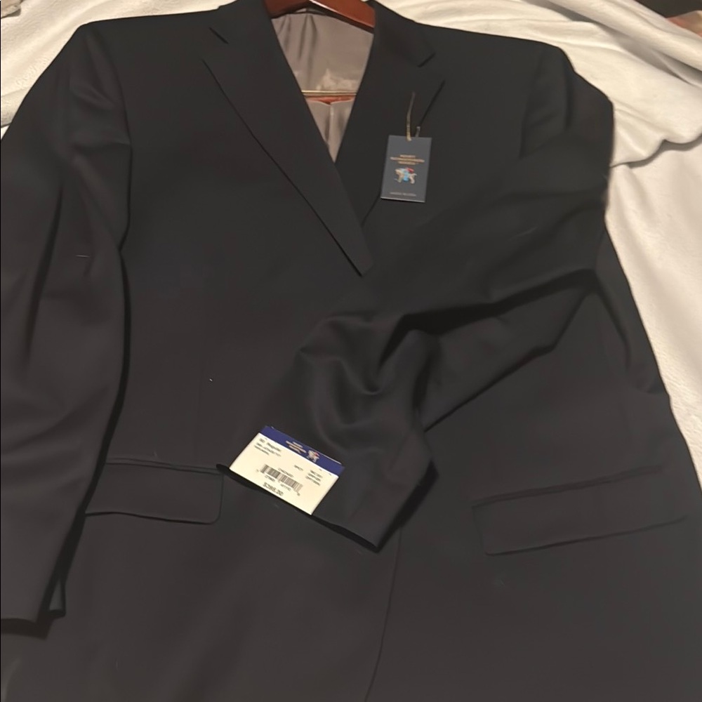 Hart Schaffner Marx Black Blazer Classic Sport Coat